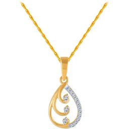 P.C. Chandra Jewellers 18 kt Gold & Diamond Pendant-picture-19