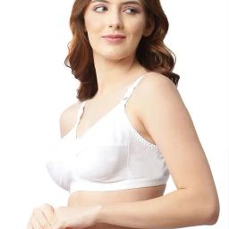 Cukoo Multicolor Solid Full Coverage Non-Wired Bra - Pack of 3 image 3