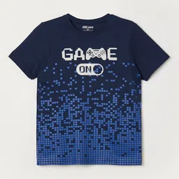 Fame Forever by Lifestyle Boys Graphic Printed Round Neck Cotton T-Shirt-image-57