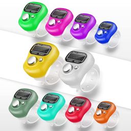 RARE-ZONE® Multiuse Finger Counter Portable Hand Finger Counting Machine Digital Head Electronic Tally Counter (10) image 1