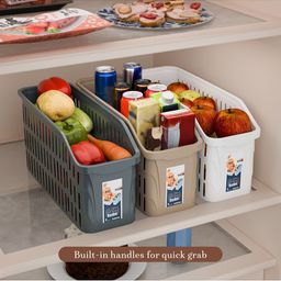 Kuber Industries White Set of 3 Regular Multi-Utility Organisers image 2