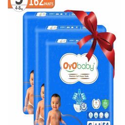 OYO Baby Premium Diaper Pants Small Size Baby Diapers Pants Anti Rash Diapers Diaper For Baby 12 Hours Protection Pack Of 3 Small-14