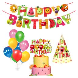 Zyozi Fruit Theme Birthday Party Multicolor - Pack of 28-image-25