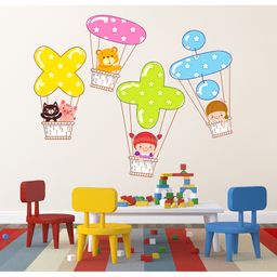 Wallstick Cute Flying Kids Wallsticker-28