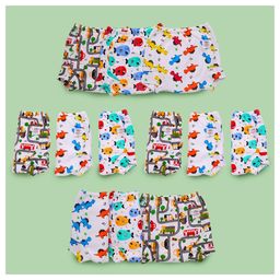 SuperBottoms  Kids Pack of 12 Super Dry Feel Semi Waterproof Padded Briefs Upgraded Version Size0-image-51