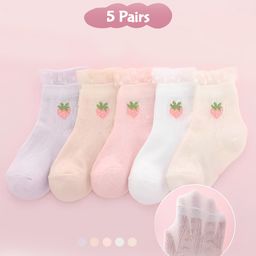 SYGA Set Of 5 Cotton Printed Socks - Multicolor-88