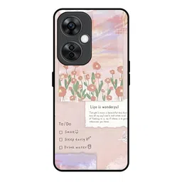 QRIOH Floral Printed OnePlus Nord CE 3 Lite 5G Back Case Mobile Accessories-picture-11