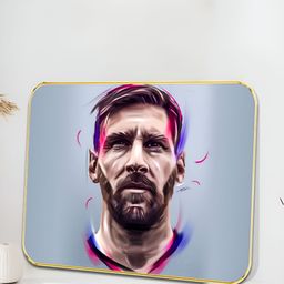 Myntra Elegant Homes Purple & Brown Portrait Abstract Printed Wooden Wall Art-25