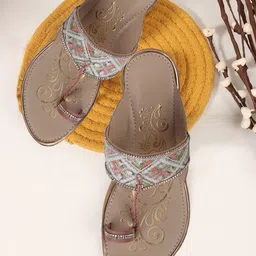 DIPYO Women Party One Toe Flats-picture-31