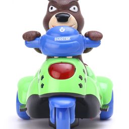 Toyzone Bear on Scooter Bump & Go Toy - Multicolour image 2
