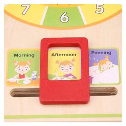 Trinkets & More Wooden Calendar Clock with Slider Board Game - Multicolour image 5