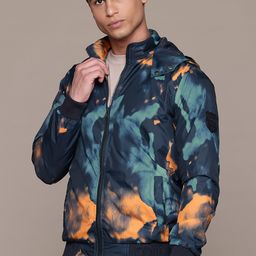 Roadster The Lifestyle Co. Tie and Dye Printed Bomber Jacket-picture-44