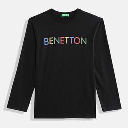 United Colors of Benetton Boys Brand Logo Printed Pure Cotton T-shirt-picture-7