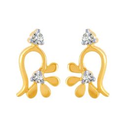 P.C. Chandra Jewellers 18 kt Gold & Diamond Earrings-picture-47