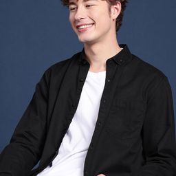 WHY SO FAB Men Semi Sheer Casual Shirt-image-79