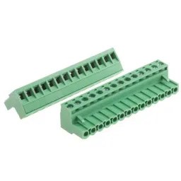 RS PRO 14 Way Pluggable Terminal Block 5 mm Pitch Screw Termination, 8744739-32
