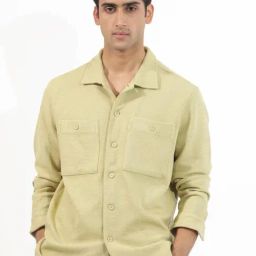 Rare Rabbit Green Cotton Regular Fit Solid Jacket-image-97