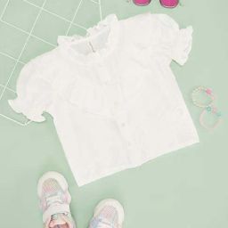 Pantaloons Junior Girls Pearl Solid Casual Tops & Tees-image-82