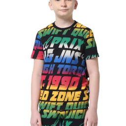 Jack & Jones Junior Multicolor Cotton Printed T-Shirt-image-21