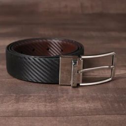 Van Heusen Black & Brown Leather Reversible Belt For Men-76