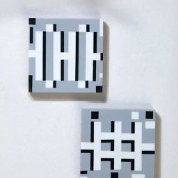 Gyamati Enamel Painted Wood And Resin Coaster - Set Of 4-8