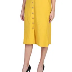Aditi Wasan Yellow Pencil Skirt-image-16
