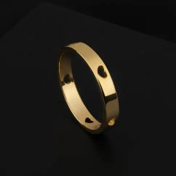 Praavy 92.5 Sterling Silver Hollow Heart Ring for Women-image-84