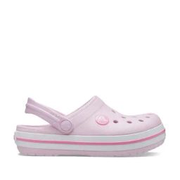 Crocs Kid's Crocband Pink Back strap Clogs-image-80