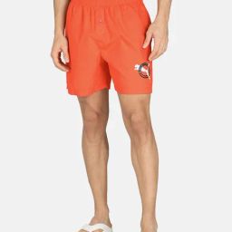 Puma Basic Orange Cotton Regular Fit Printed Boxers-image-58
