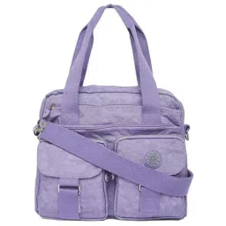 Baomi Purple Solid Medium Handbag-43
