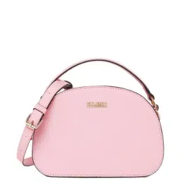 KLEIO Pink Solid Small Handbag-picture-12