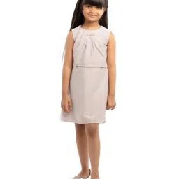 Under Fourteen Only Kids Pink Regular Fit Dress-image-62
