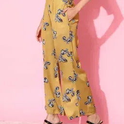 Anvi Be Yourself Gold Printed Palazzos-image-33