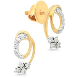 Malabar Gold and Diamonds 18k Yellow Gold Stud Earrings-picture-44