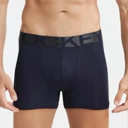 Jockey IC28 Navy Microfiber Elastane Stretch Trunks with Moisture Move Treatment-picture-44