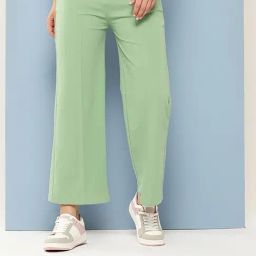 Aarika Girls Green Solid Pants-image-20