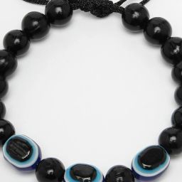 NVR Black Evil Eye Rakhi with Roli Chawal image 2