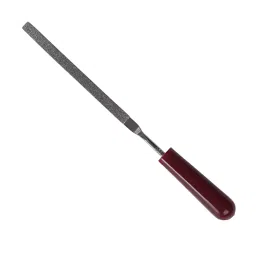 JK Super Drive 140 mm Length DMD 2 Cut Hand Diamond Coated File (Pack of 5)-2