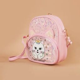 Ginger by Lifestyle Pink Embellished Backpack-18