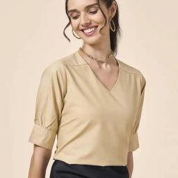 Style Quotient Beige Regular Fit Top-picture-45