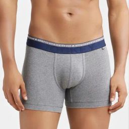 Jockey US60 Grey Super Combed Cotton Trunks with Ultrasoft Waistband - Pack of 2-image-79