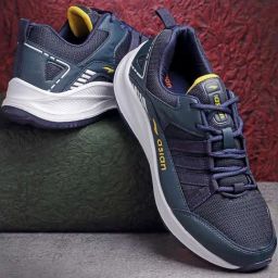 Asian Men's Blue Running Shoes-image-27
