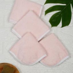 CreevaPink Cotton Solid Towels-45