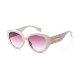 Irus Brown Oval Sunglasses For Women-picture-33