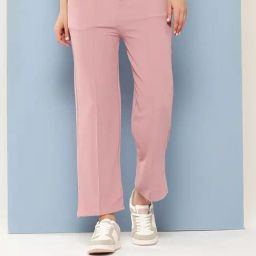 Aarika Girls Pink Solid Pants-image-83