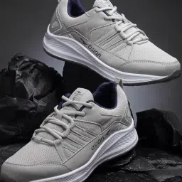 Asian Men's Grey Running Shoes-picture-25