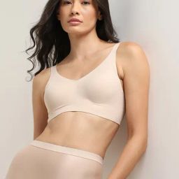 Wunderlove by Westside Light Beige Seam-Free Invisible Padded Bra-40