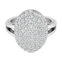 SHINE ETERNAL Lab Grown Diamond 18k (750) White Gold Allure Engagement Ring for Women-picture-13