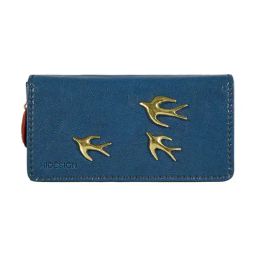 Hidesign Blue Parrot W1 Leather Medium Bi-Fold Wallet-10