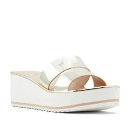 ALDO Women's Gold Slides-image-25